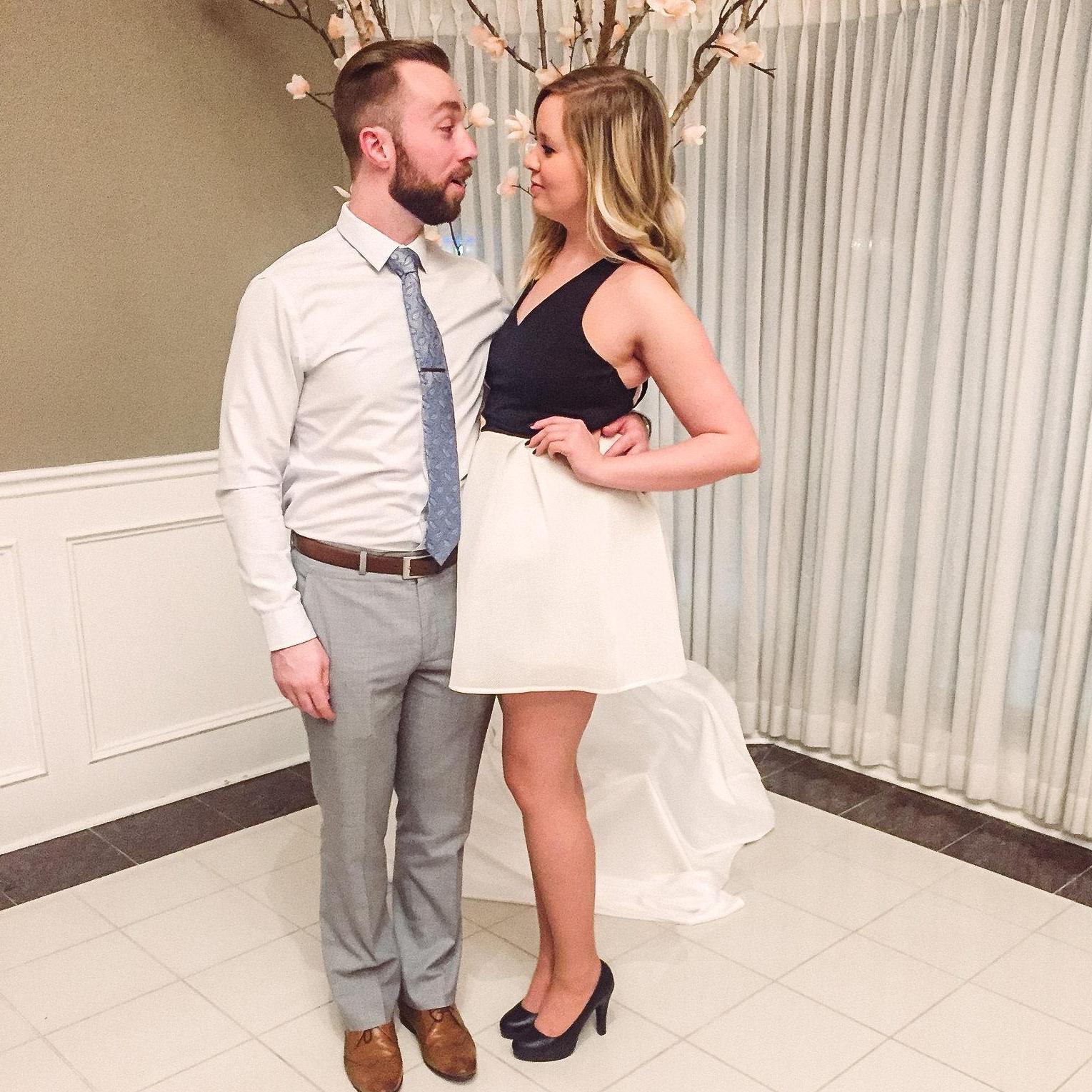 Our first photo together!