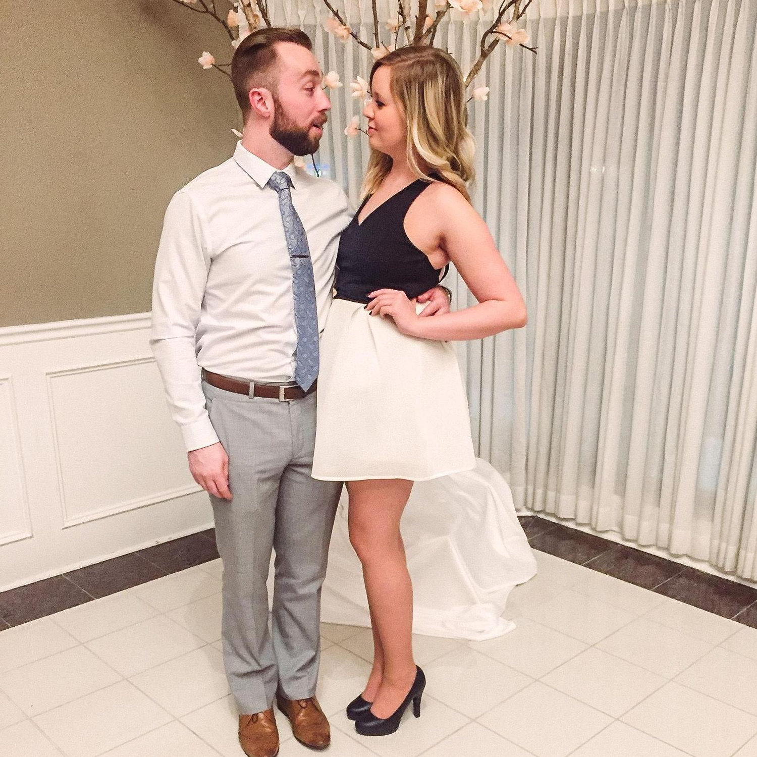 Our first photo together!