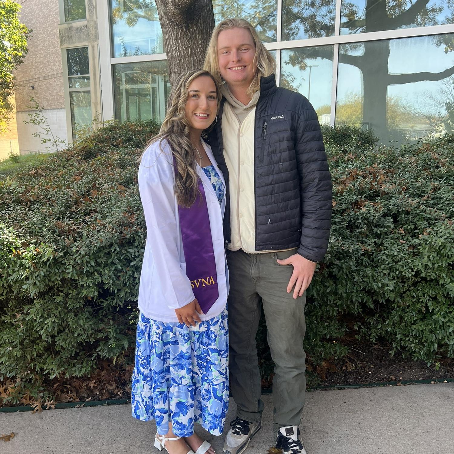 Jo's LVN pinning ceremony