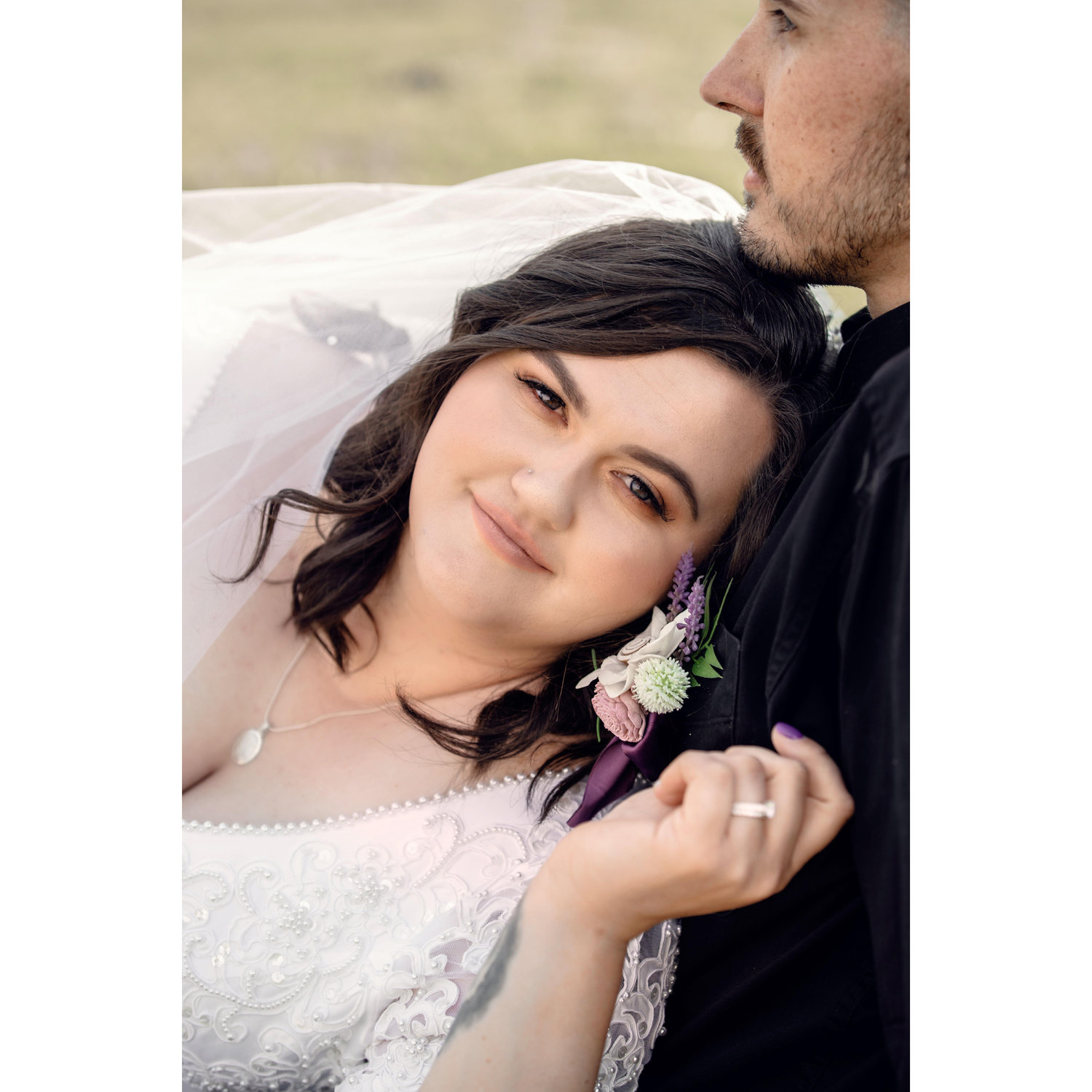 Being in his arms in my safe place!