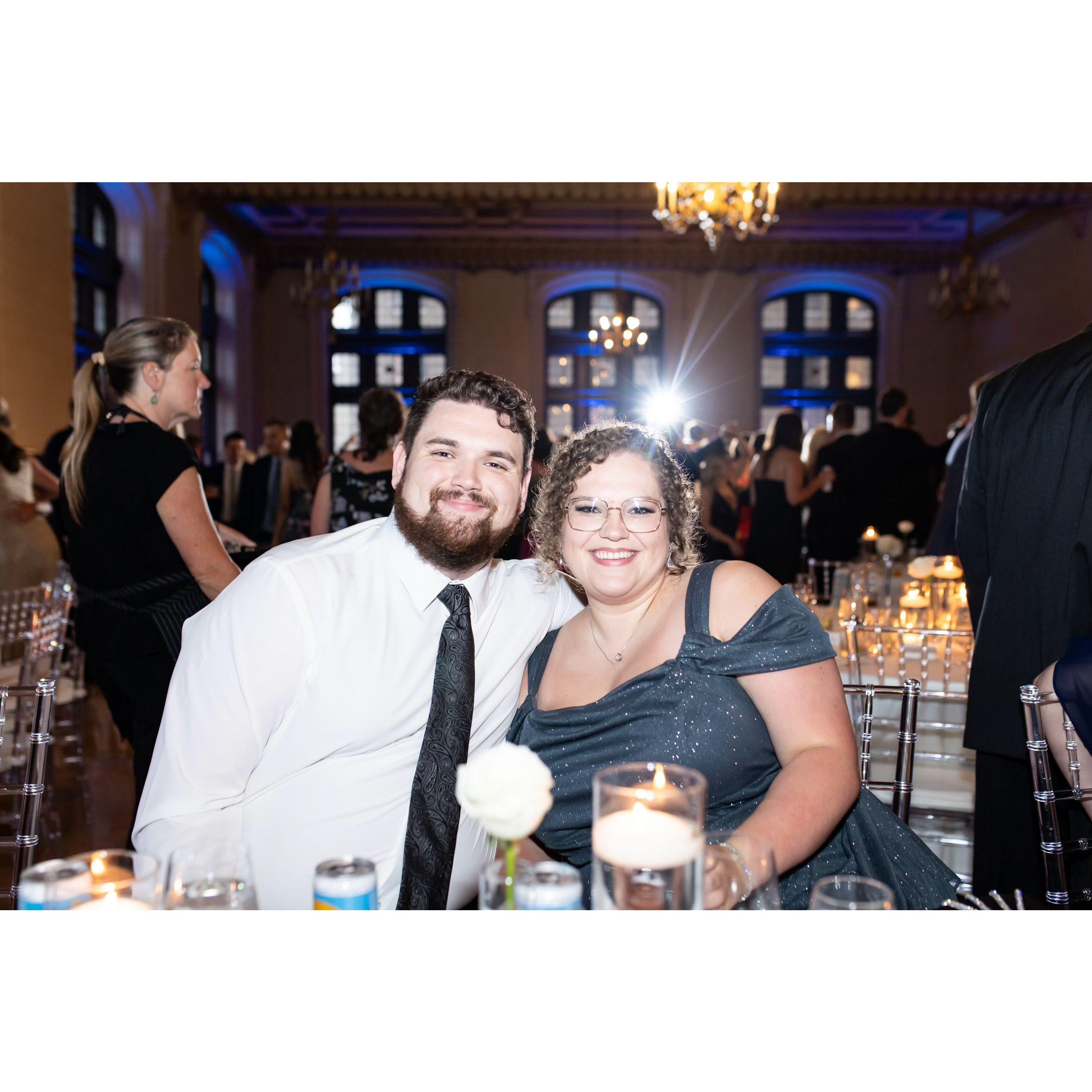 Enjoying the night at Lindsey's cousin's wedding!