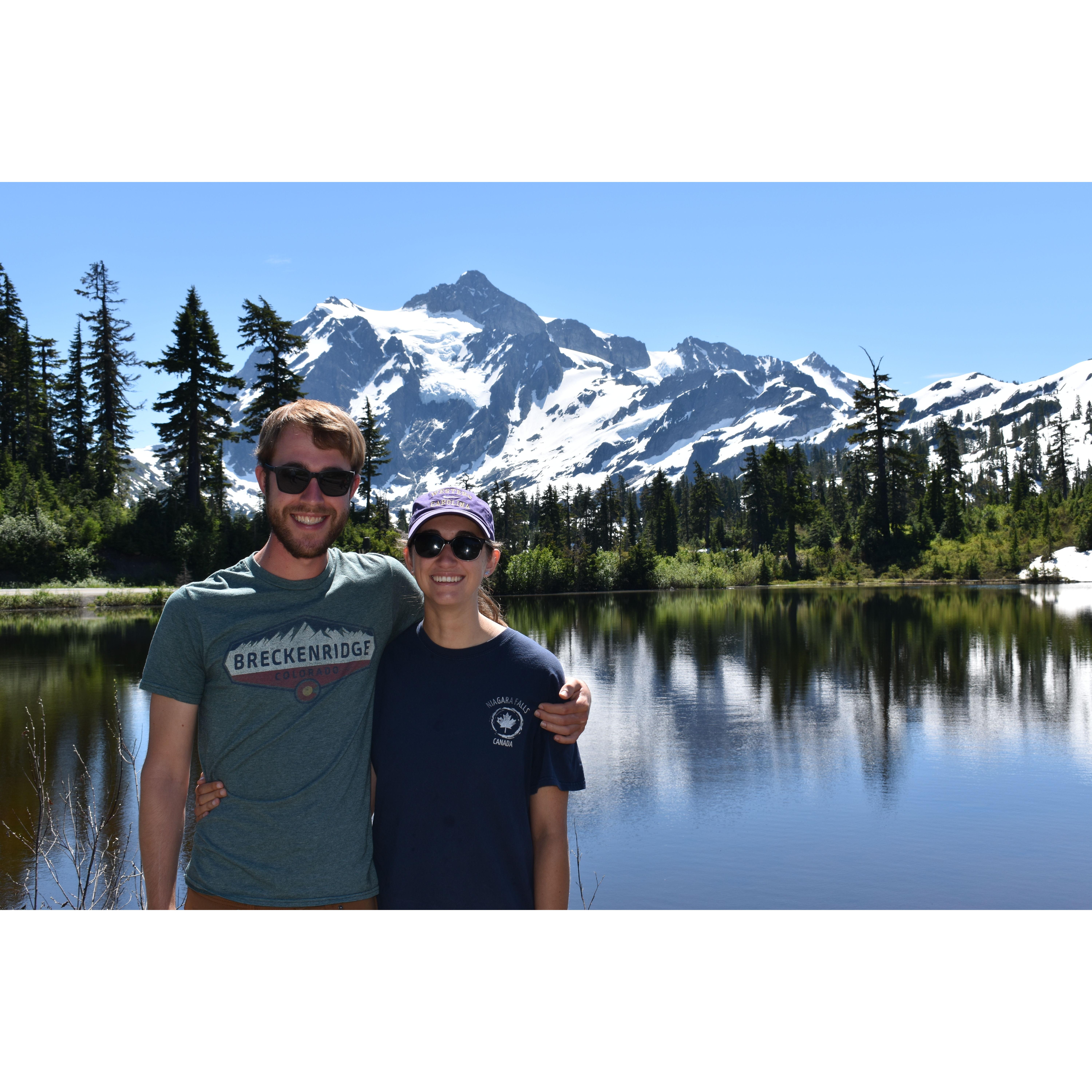 Mt. Baker, WA where Sarah's brother got a horrific sunburn and pretended like it didn't hurt