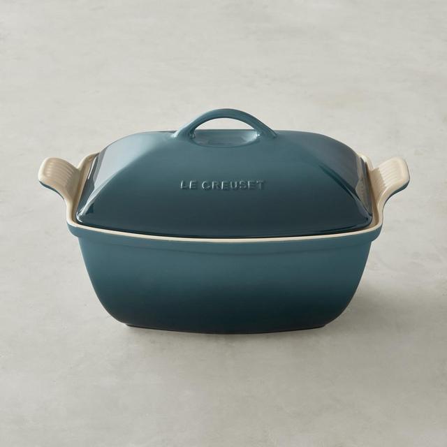 Le Creuset Heritage Deep Covered Baker, 4 1/2-Qt., Teal