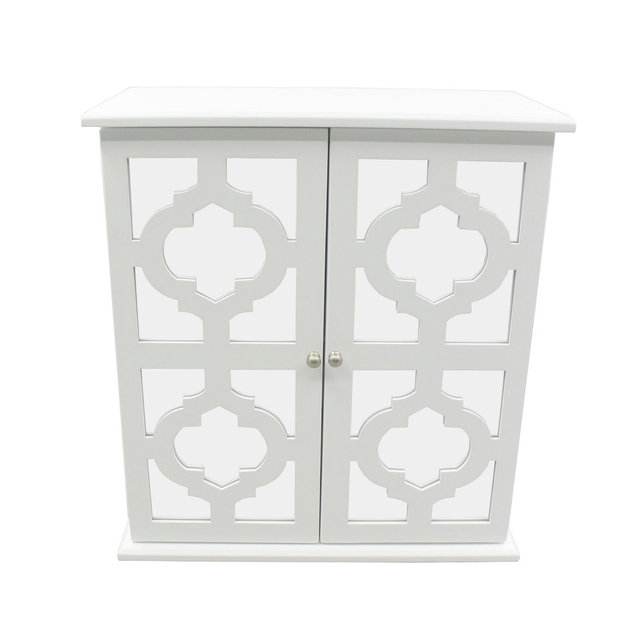PKO Inc. Modern Mirrored Door Jewelry Box