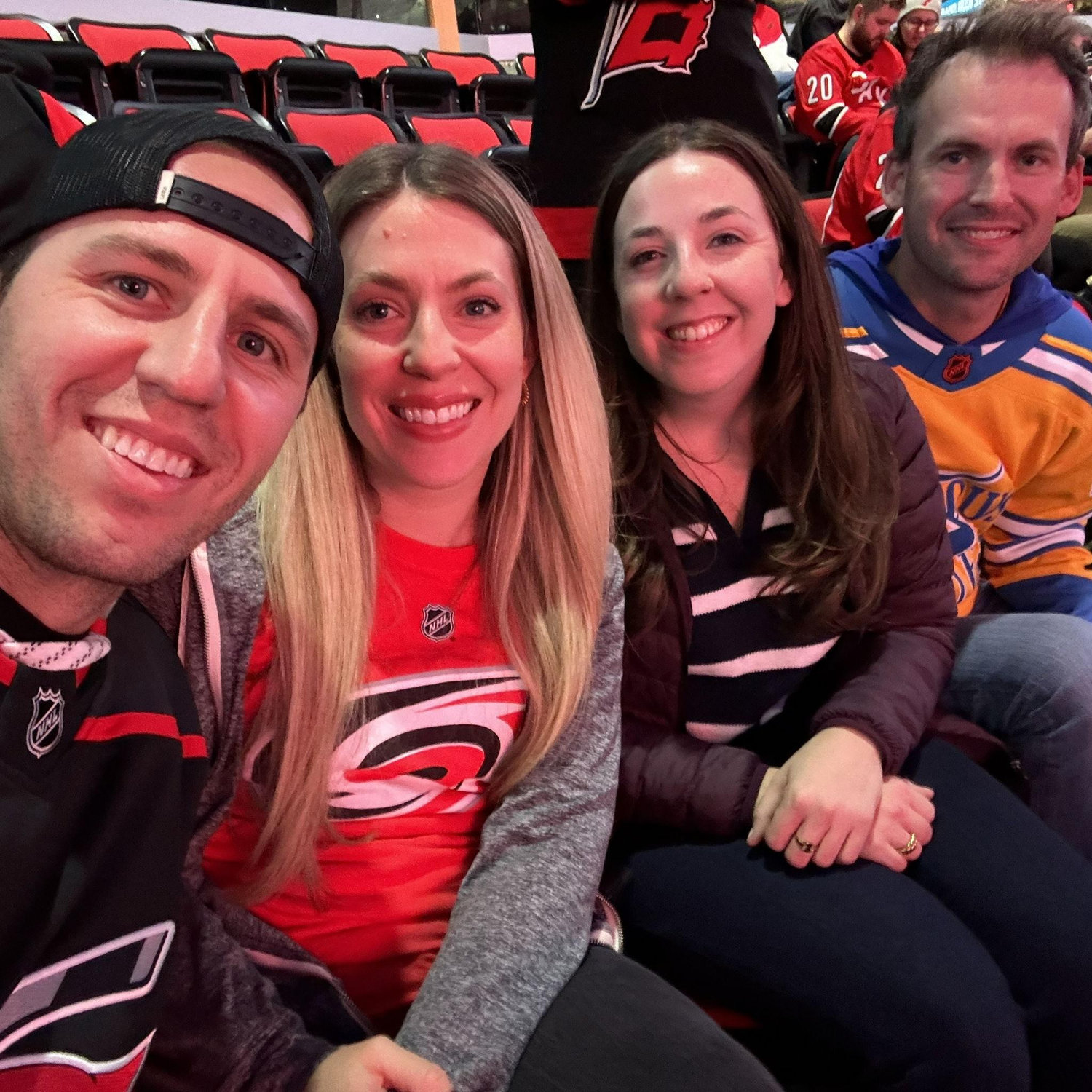 A family divided! Hurricanes vs Blues game