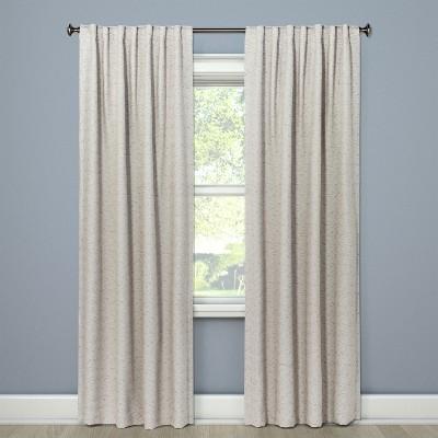 84" Doral Blackout Curtain Panel Cream - Project 62™