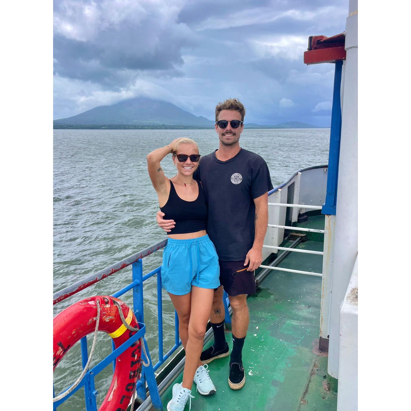 Ferry on the way to Ometepe Island in Nicaragua! 2024