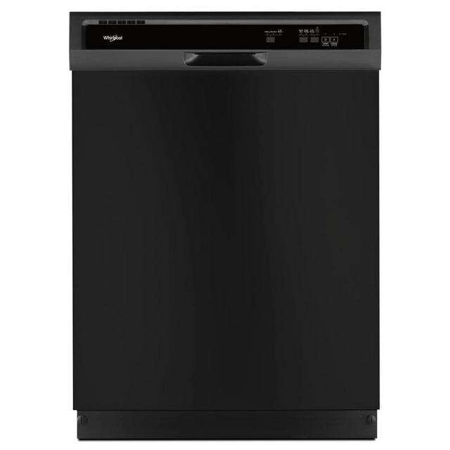 Whirlpool 55-Decibel Built-In Dishwasher (Black) (Common: 24-in; Actual: 23.875-in) ENERGY STAR