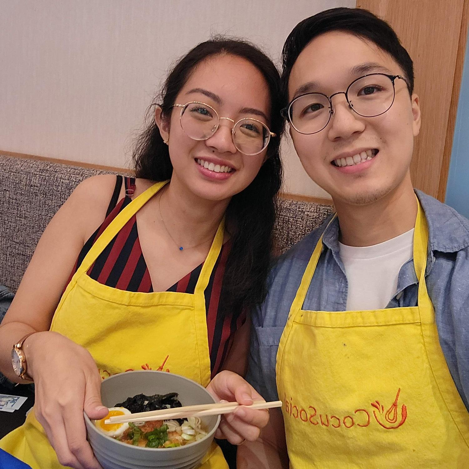 2023 - 3rd anniversary date with a ramen cooking class