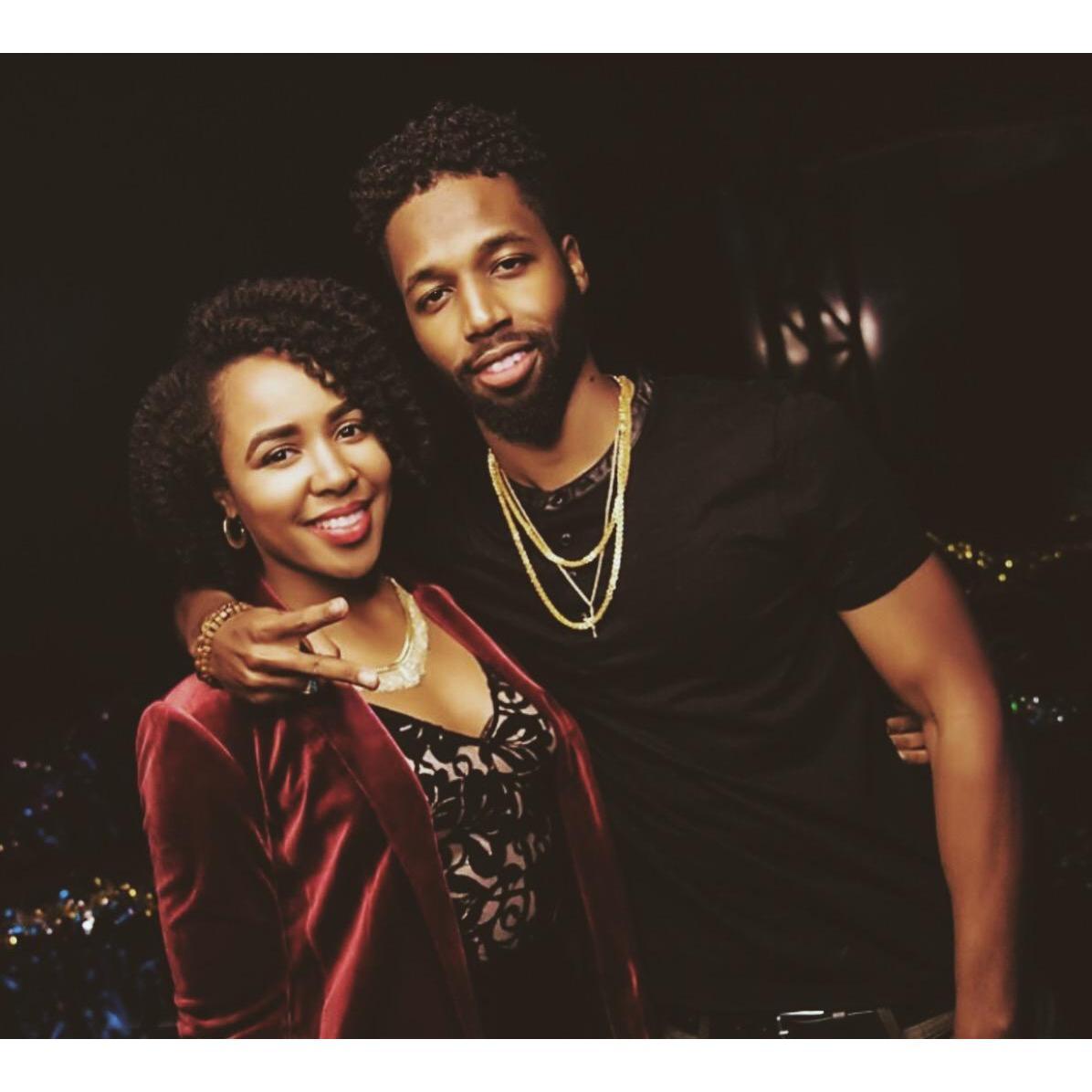 Our first time at a club together in Dubai! We had such a fun time dancing all night long!
