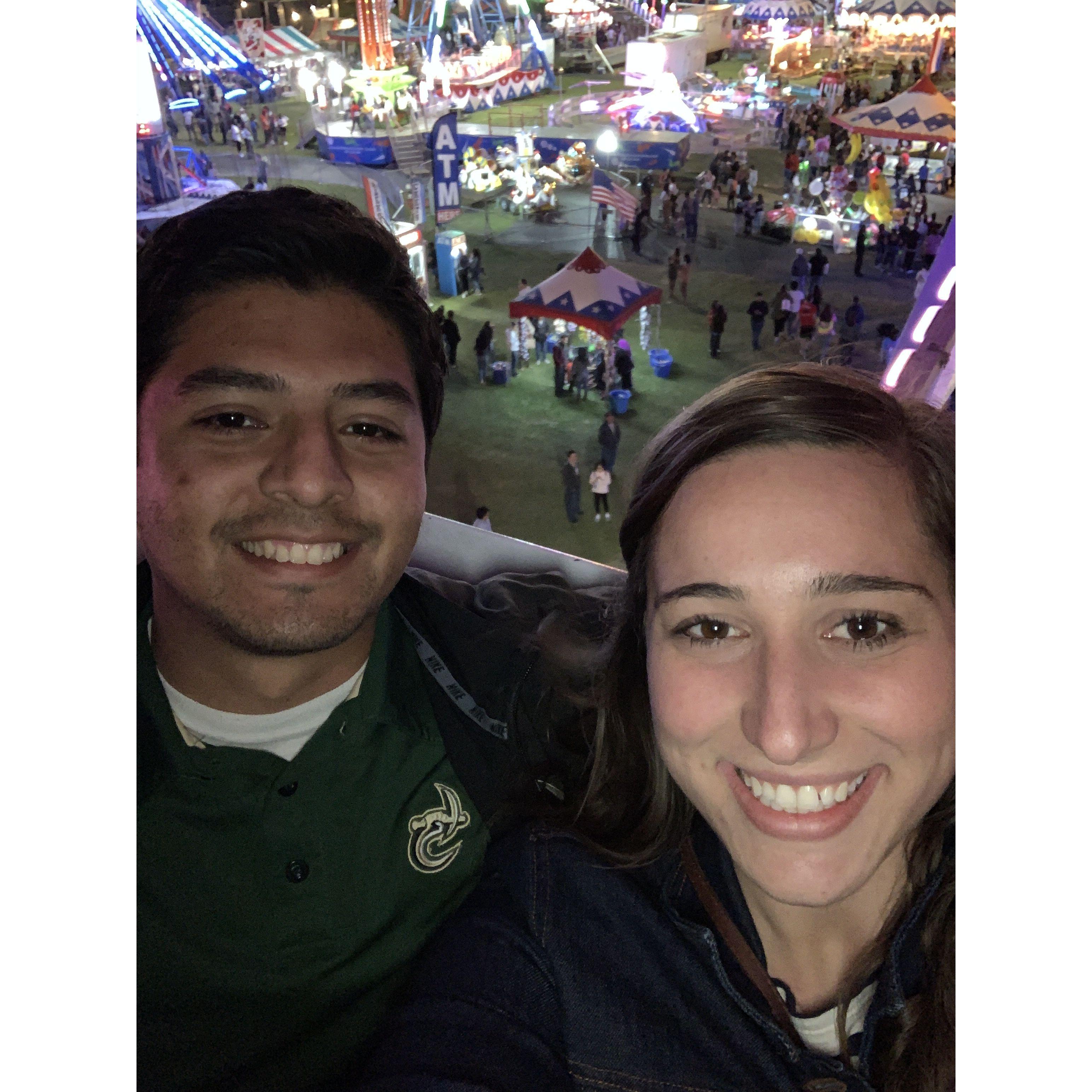 March 30, 2019 - Ozzie spontaneously took Aubrey to the Concord State fair for a fun date night.