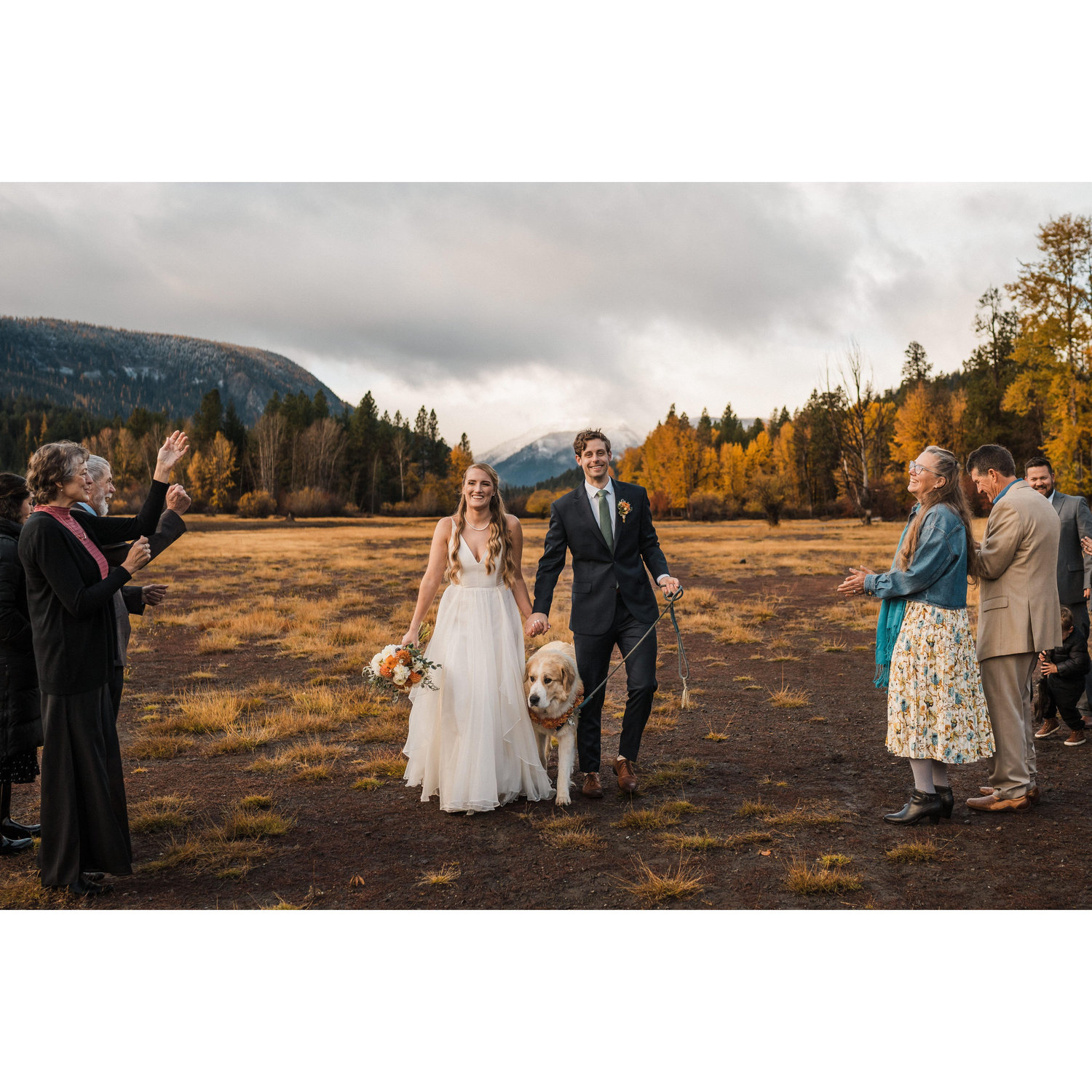 On 10/28/2024 we eloped near White Pass Washington surrounded by our immediate family.