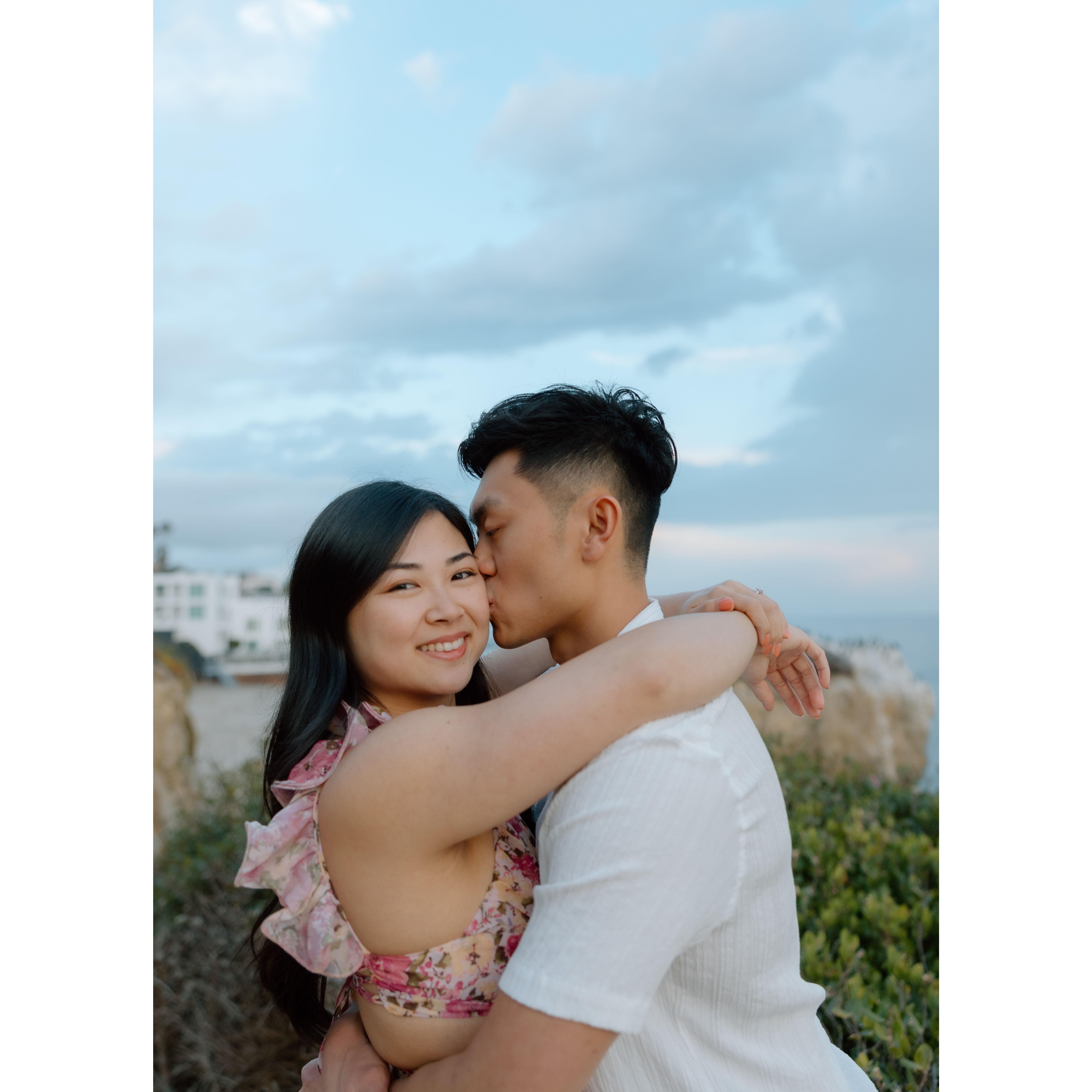 From the day of our engagement in Malibu, California