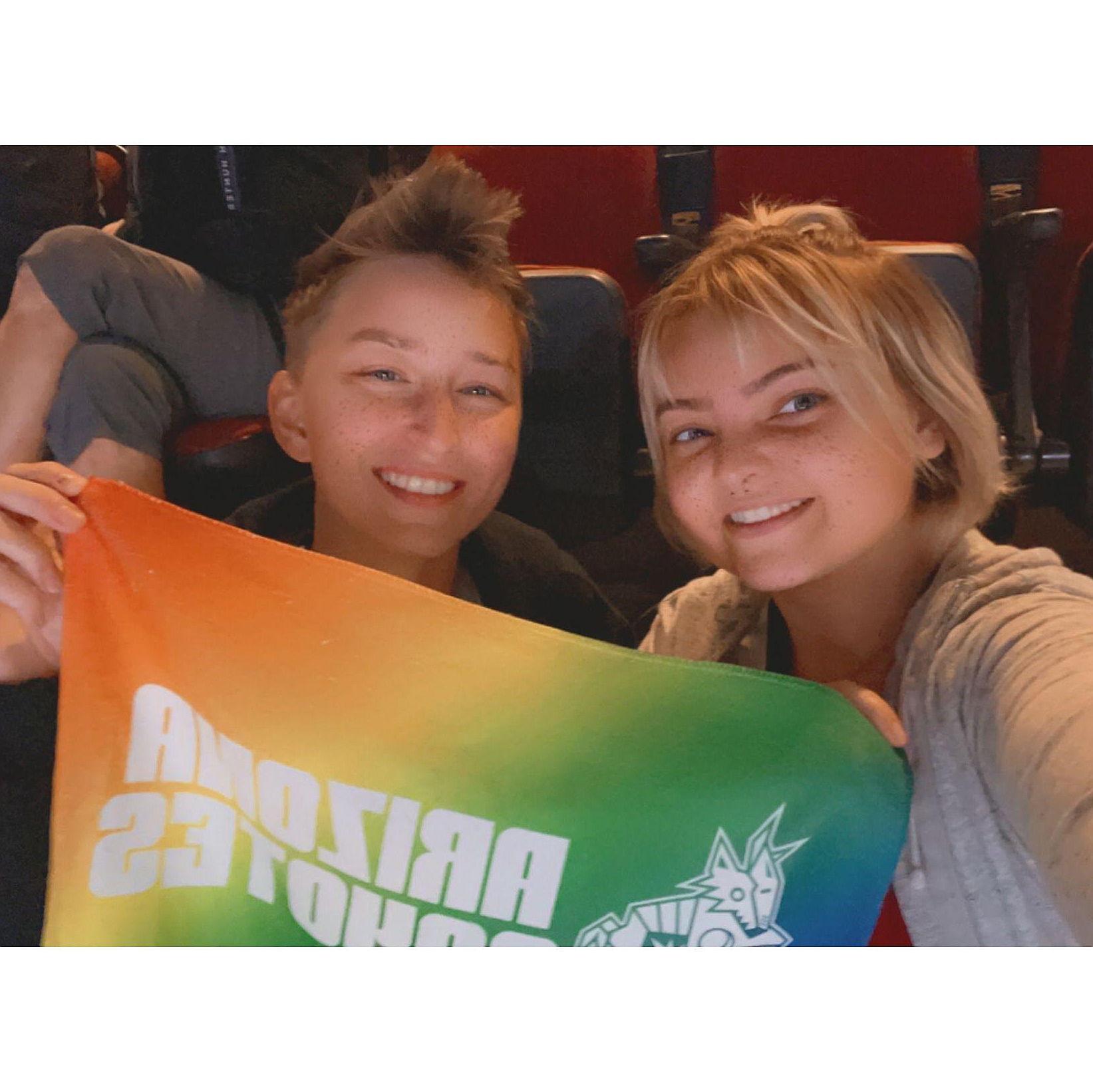 Pride Night at the PHX Coyotes game!