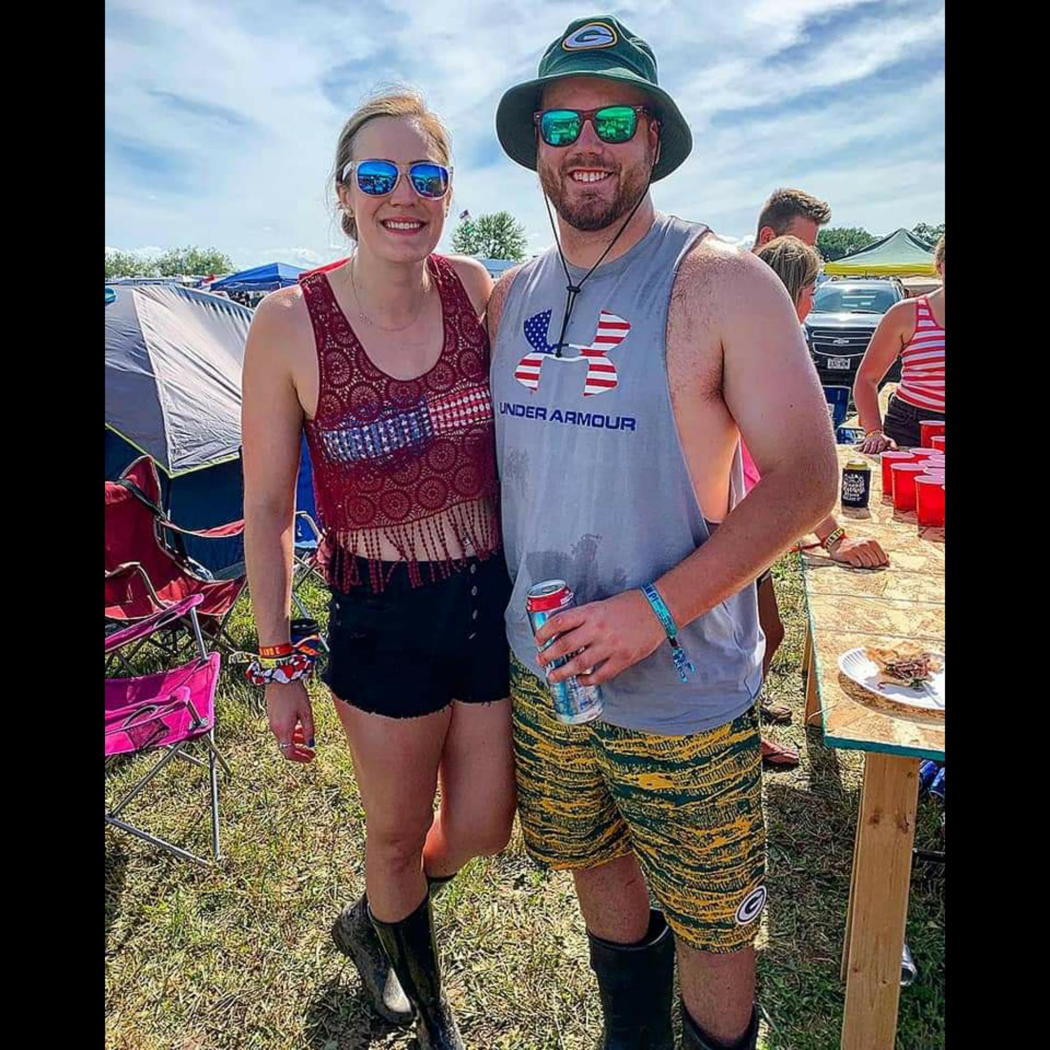 His first Country USA camping experience