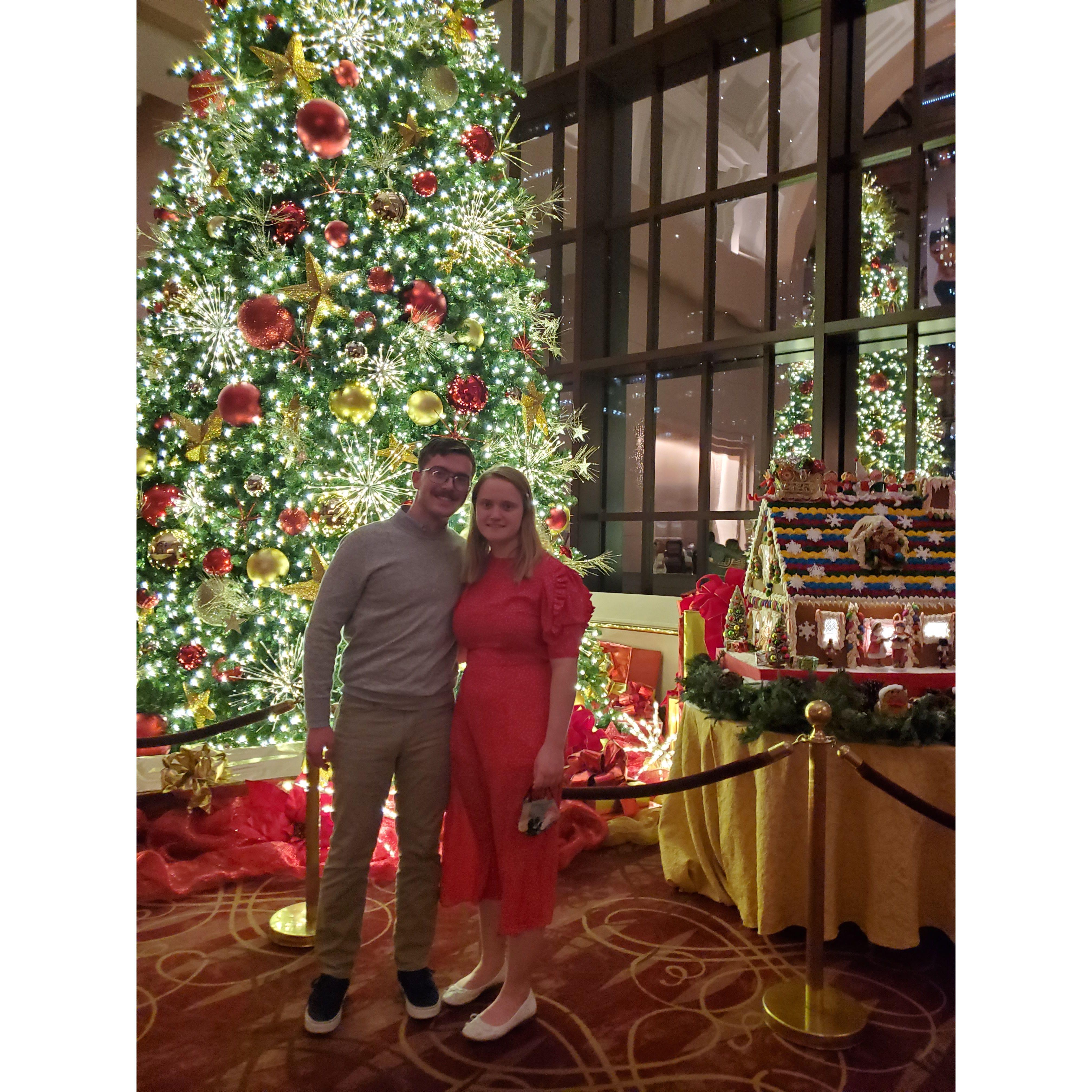 Us at the Nutcracker Ballet in Houston