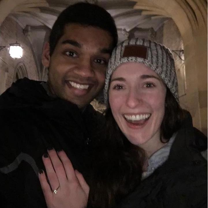 The night she said yes!