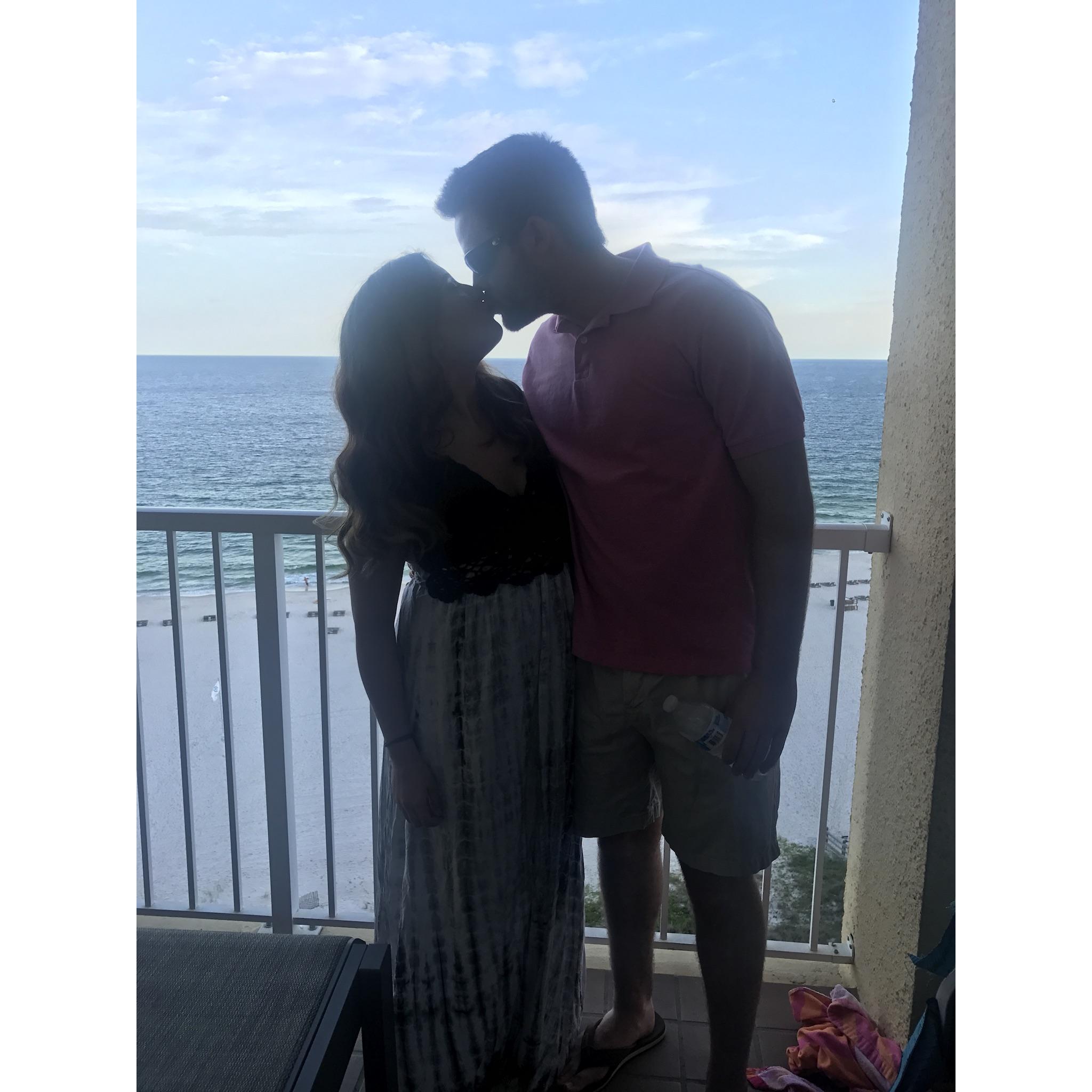 Our first beach trip together!