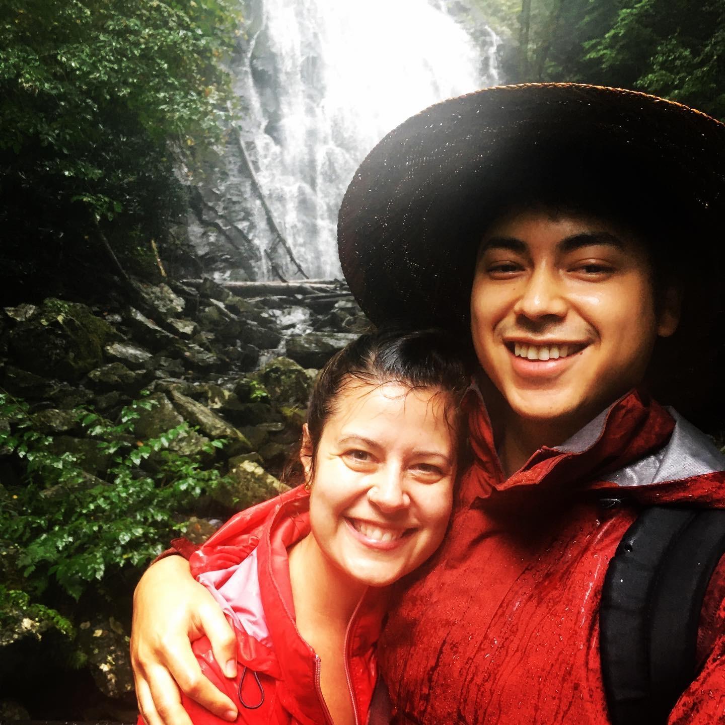 This was taken on a super rainy hike in Asheville, NC on a fun weekend trip with friends. We were soaking wet but had a blast.