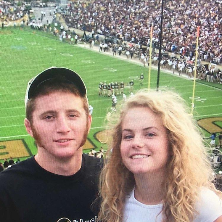 At a Purdue football game - 2009