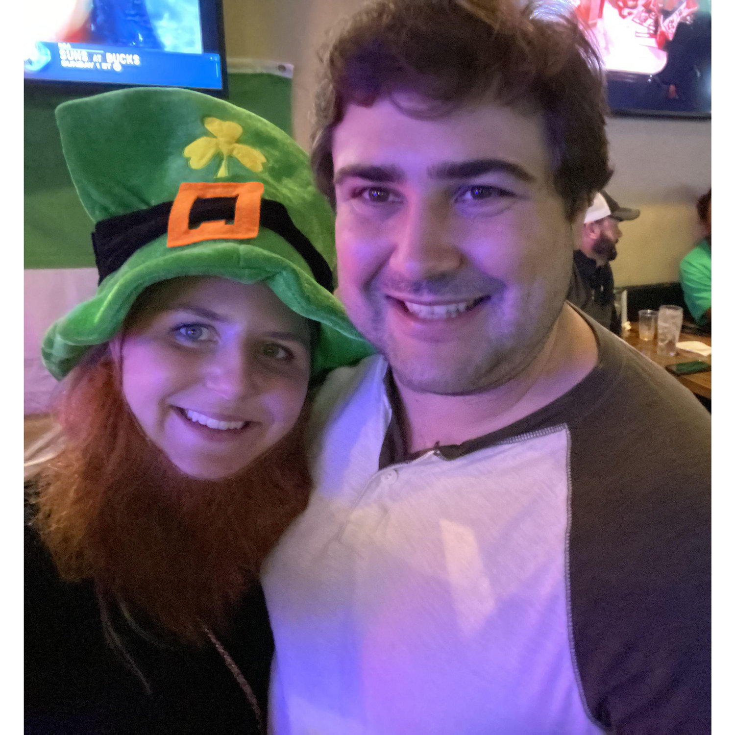 Who is this Leprachaun Drew is with?