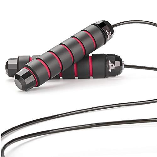 DEGOL Skipping Rope Tangle-Free with Ball Bearings Rapid Speed Jump Rope Cable and 6” Memory Foam Handles Ideal for Aerobic Exercise Like Speed Training, Endurance Training and Fitness Gym