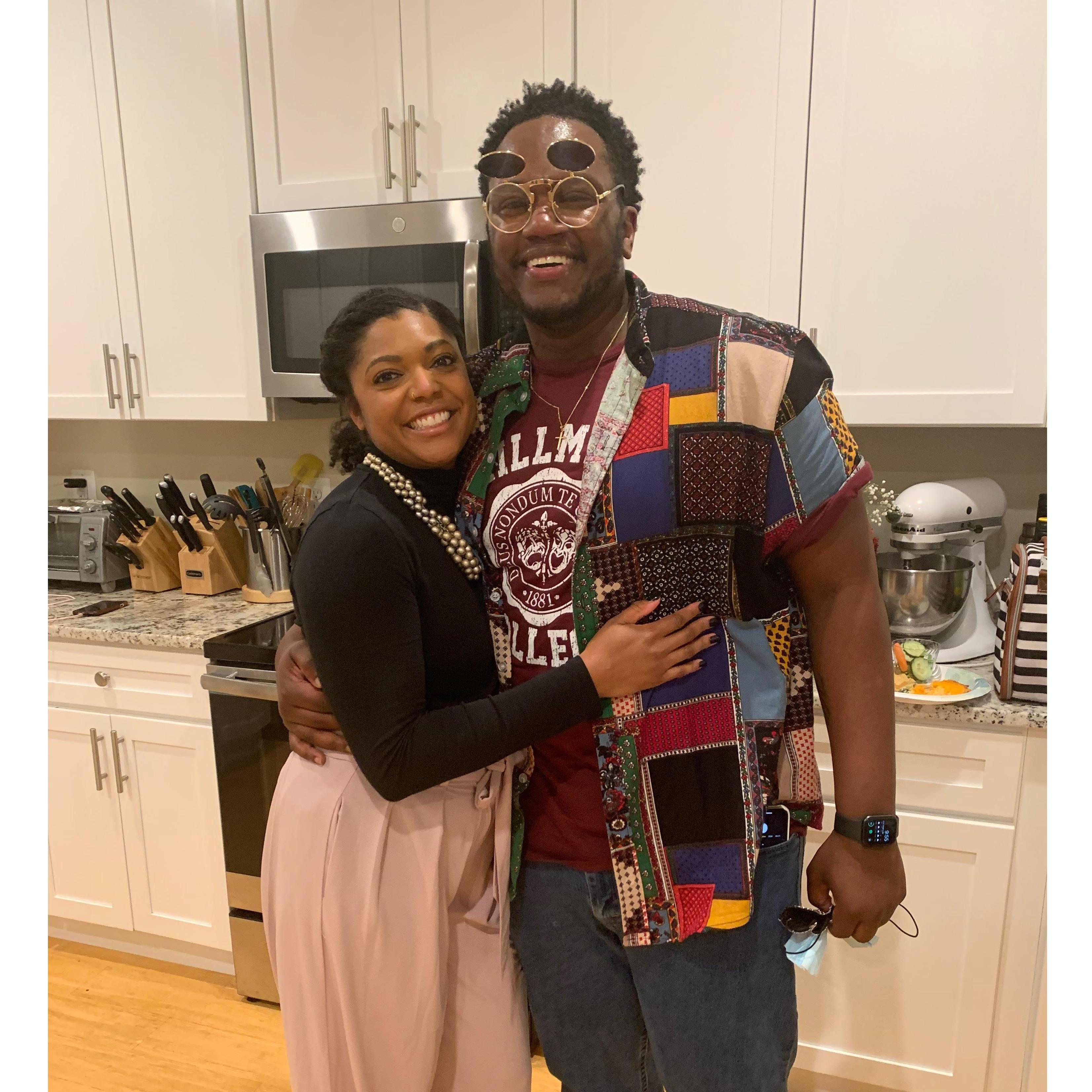 Name that couple! A little Halloween party fun.