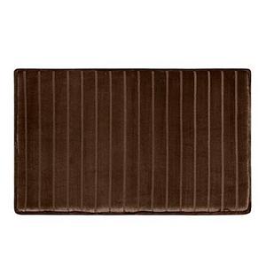 Micro Plush 21-Inch x 34-Inch Memory Foam Bath Mat in Chocolate