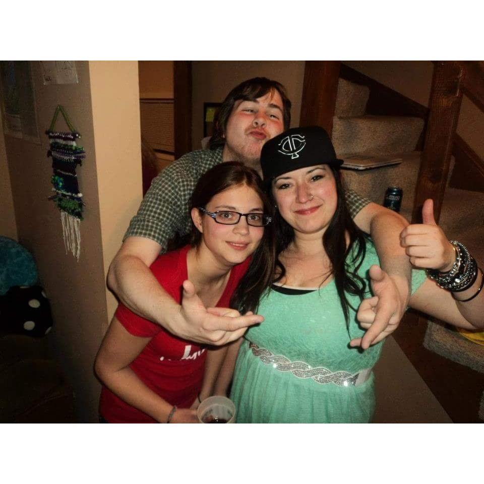 College besties.