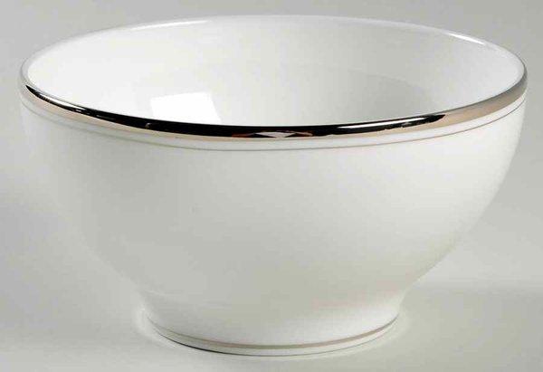 Rice Bowl Library Lane Platinum by Lenox
