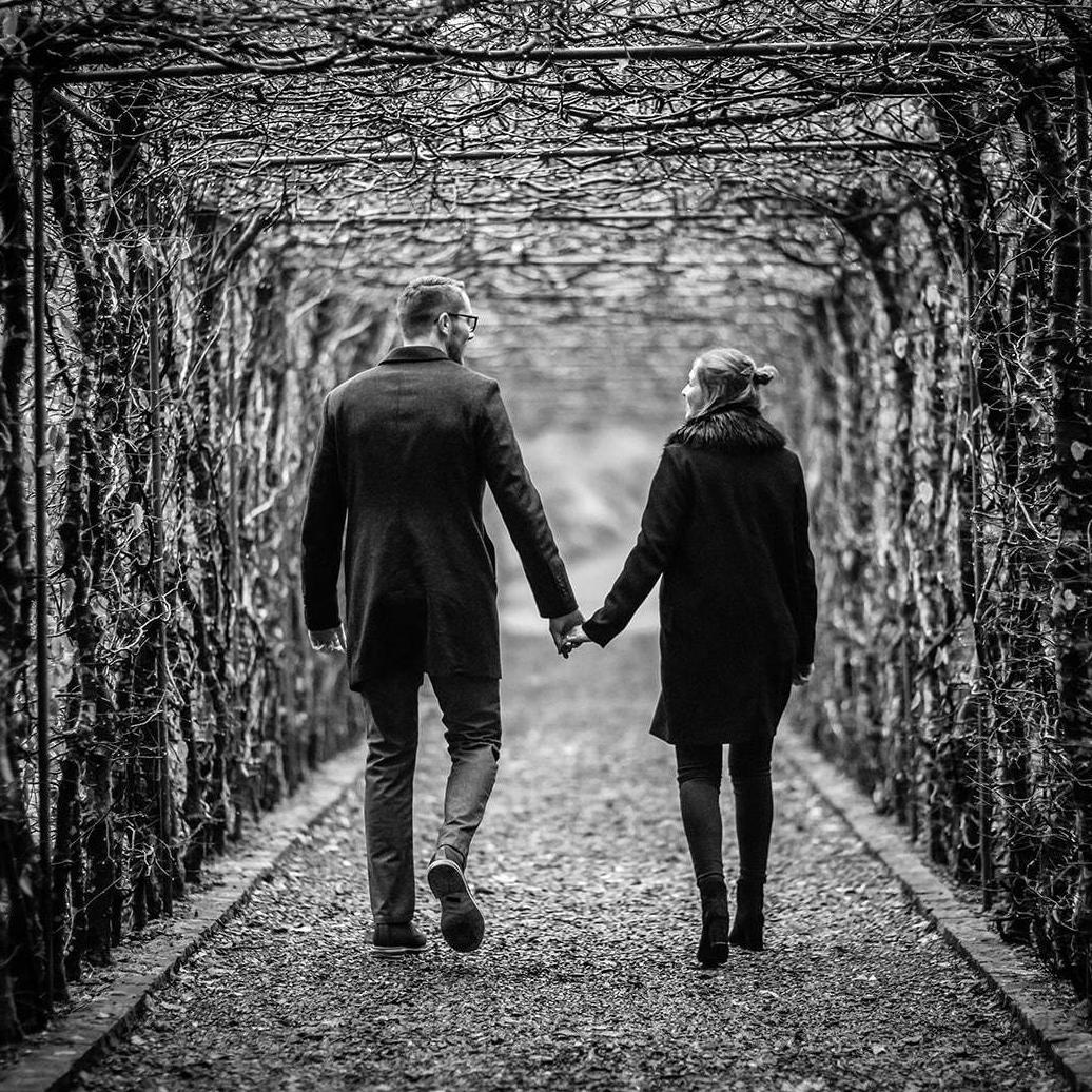 Moments after the proposal. You can still see the shock on my face!