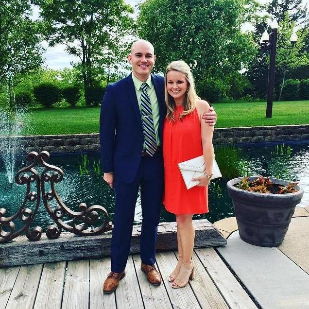 Our first wedding together