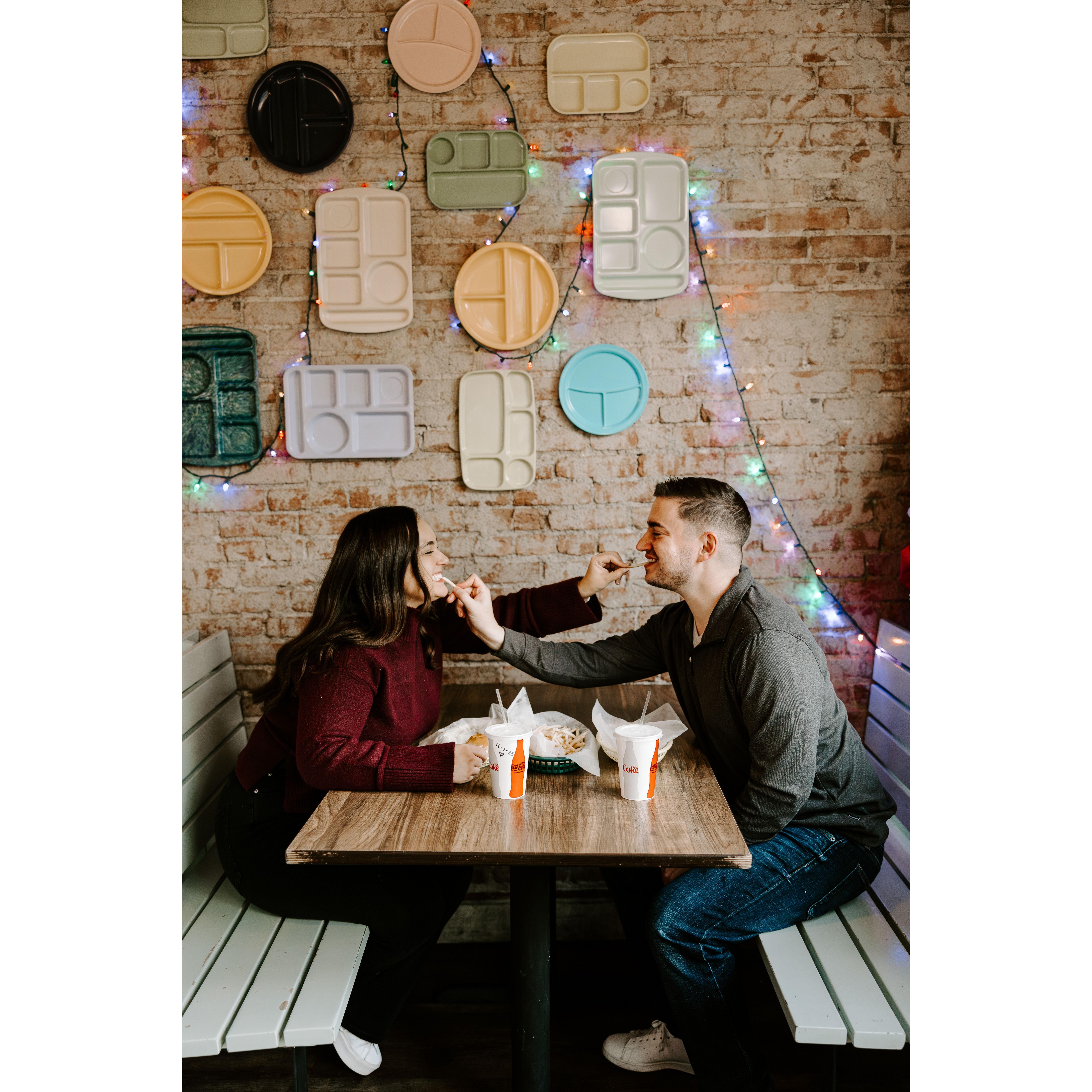Our engagement photos where we had our first date!