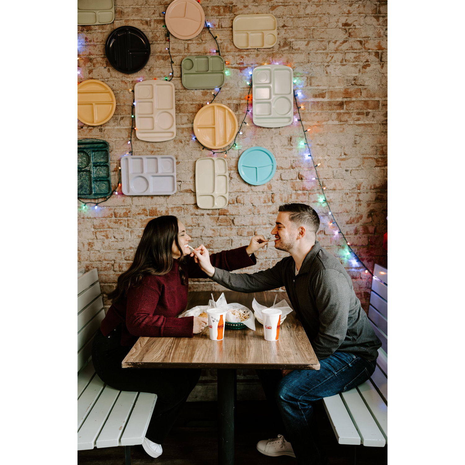 Our engagement photos where we had our first date!