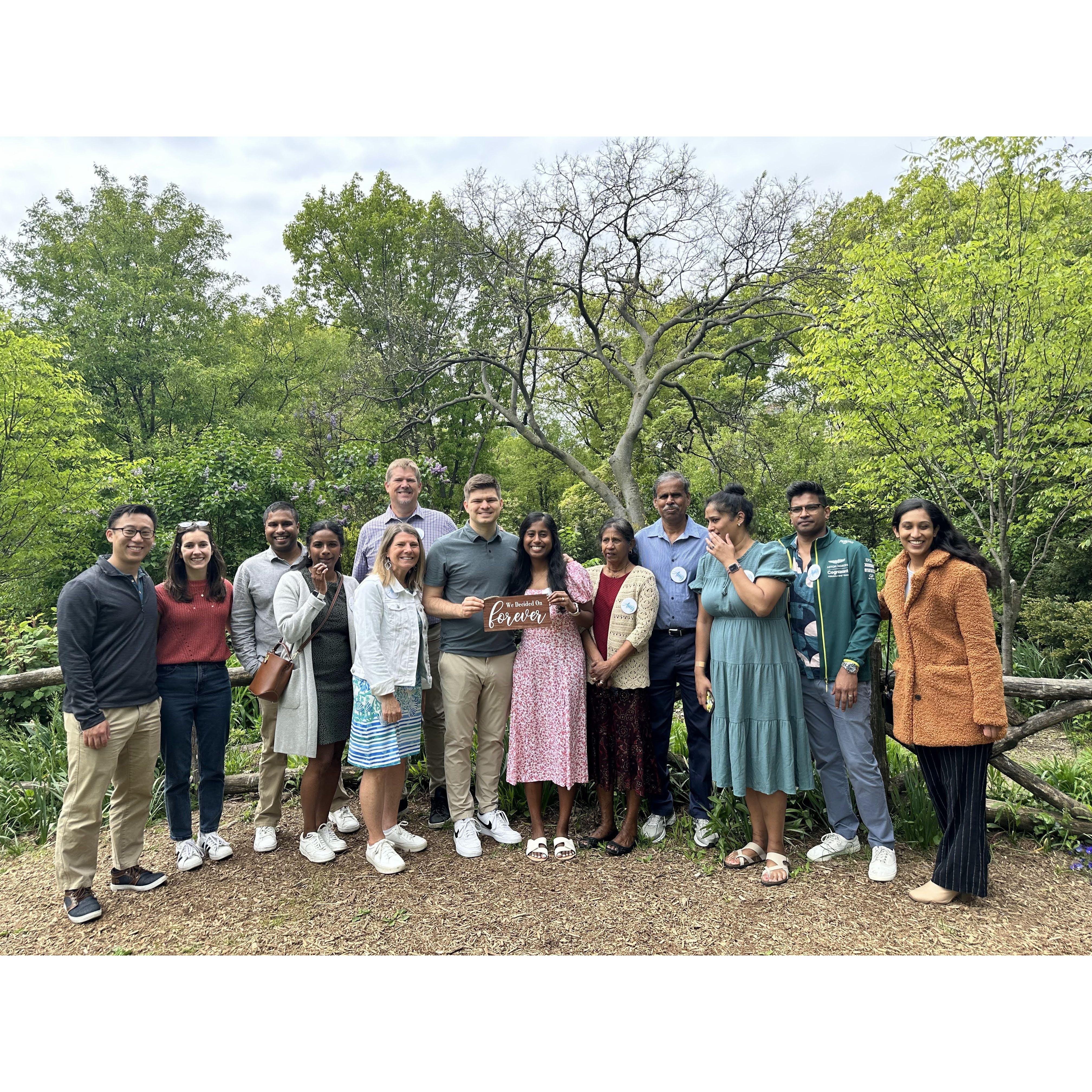 Tim's and Sangeetha's engagement (May 2024)