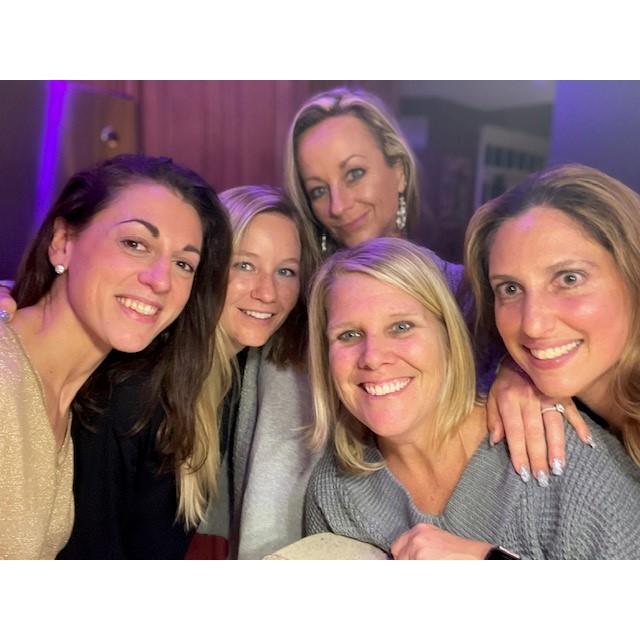 This group of girls have helped to plan this wedding every step of the way.