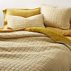 Belgian Flax Linen Amber Full/Queen Quilt