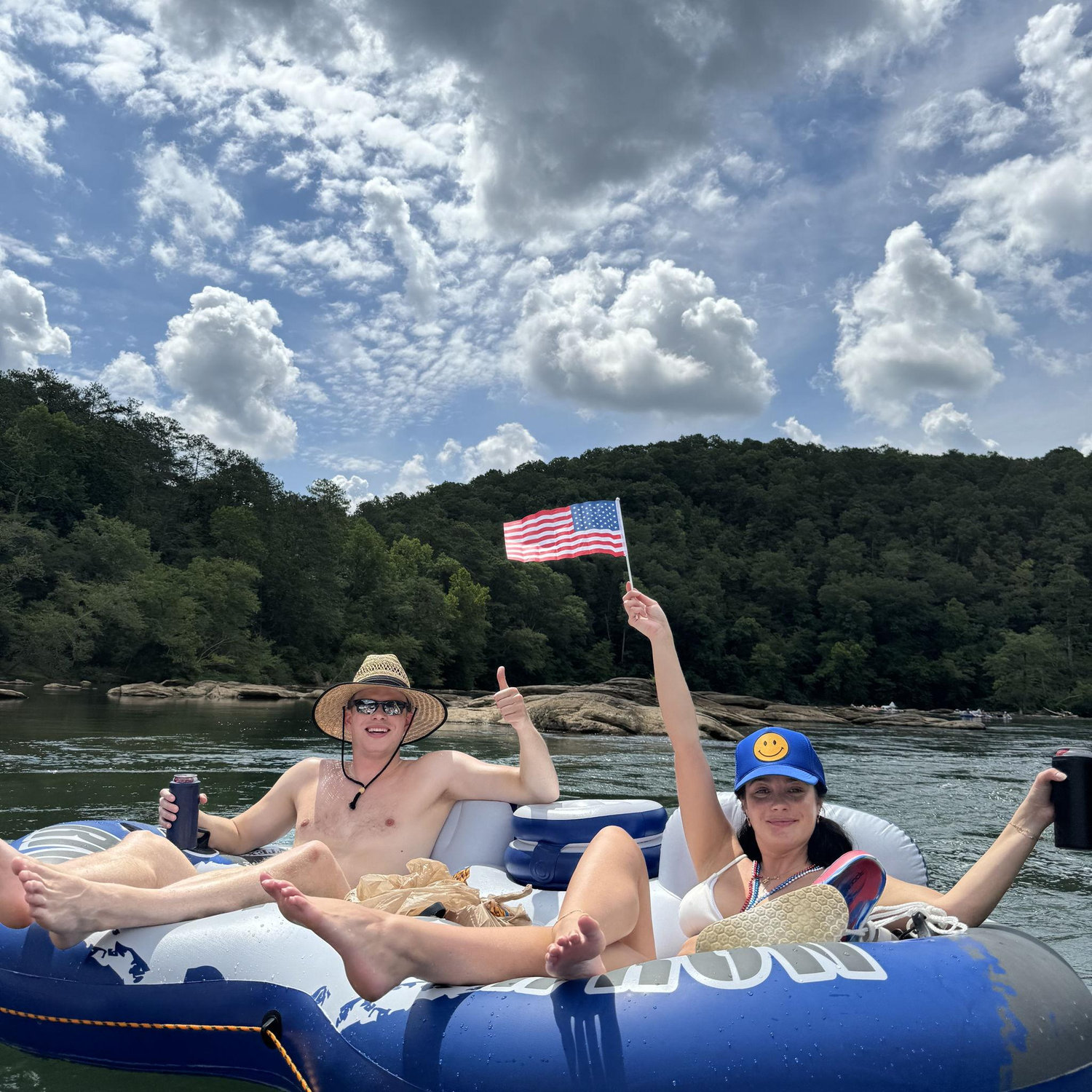 The One Where We Celebrate Fourth of July On The River