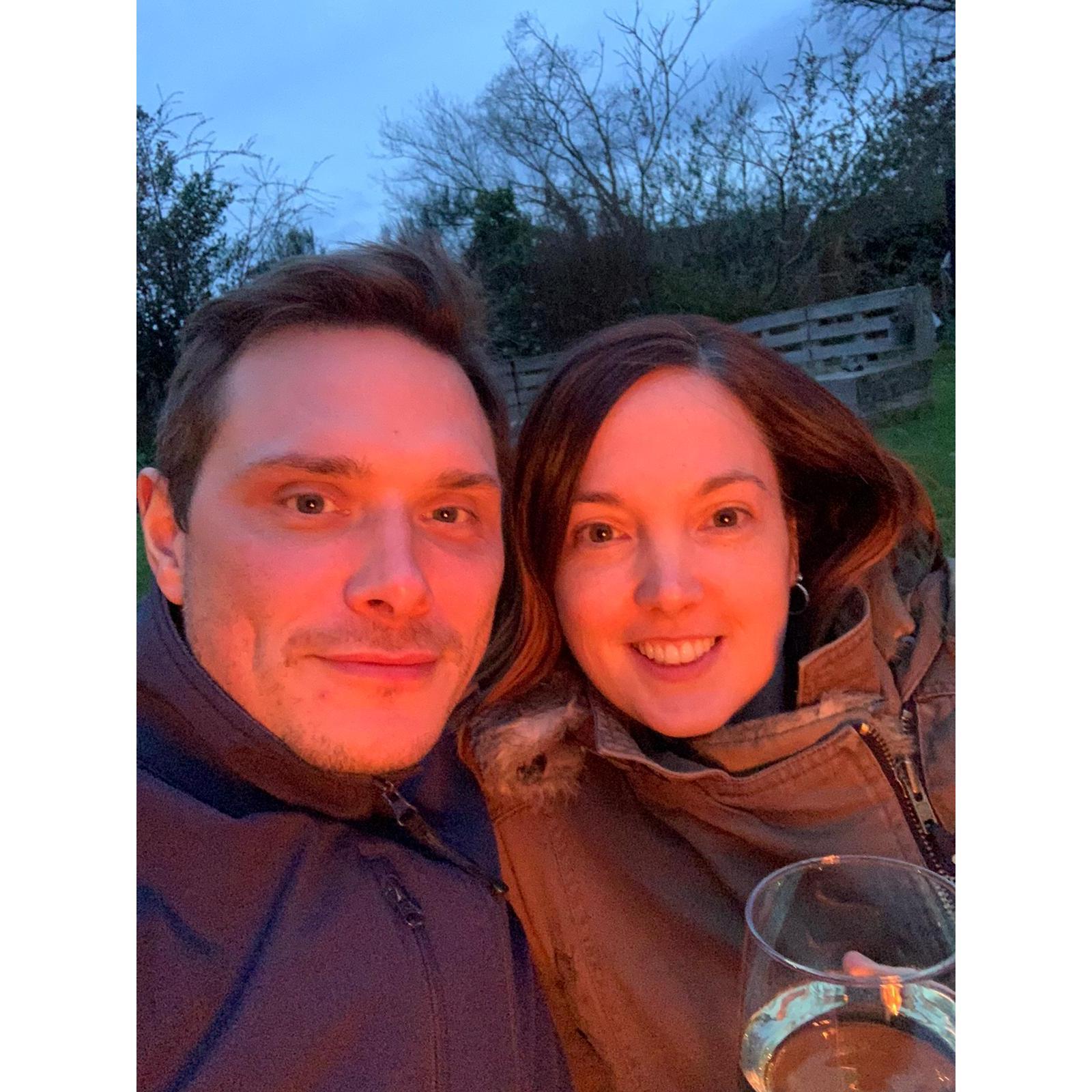 Late night chats by a crackling fire, getting to know one another