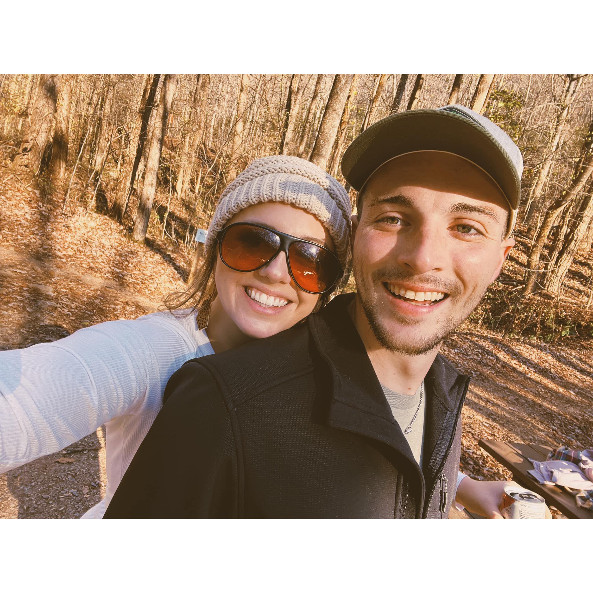 Hiking in Blue Ridge, GA