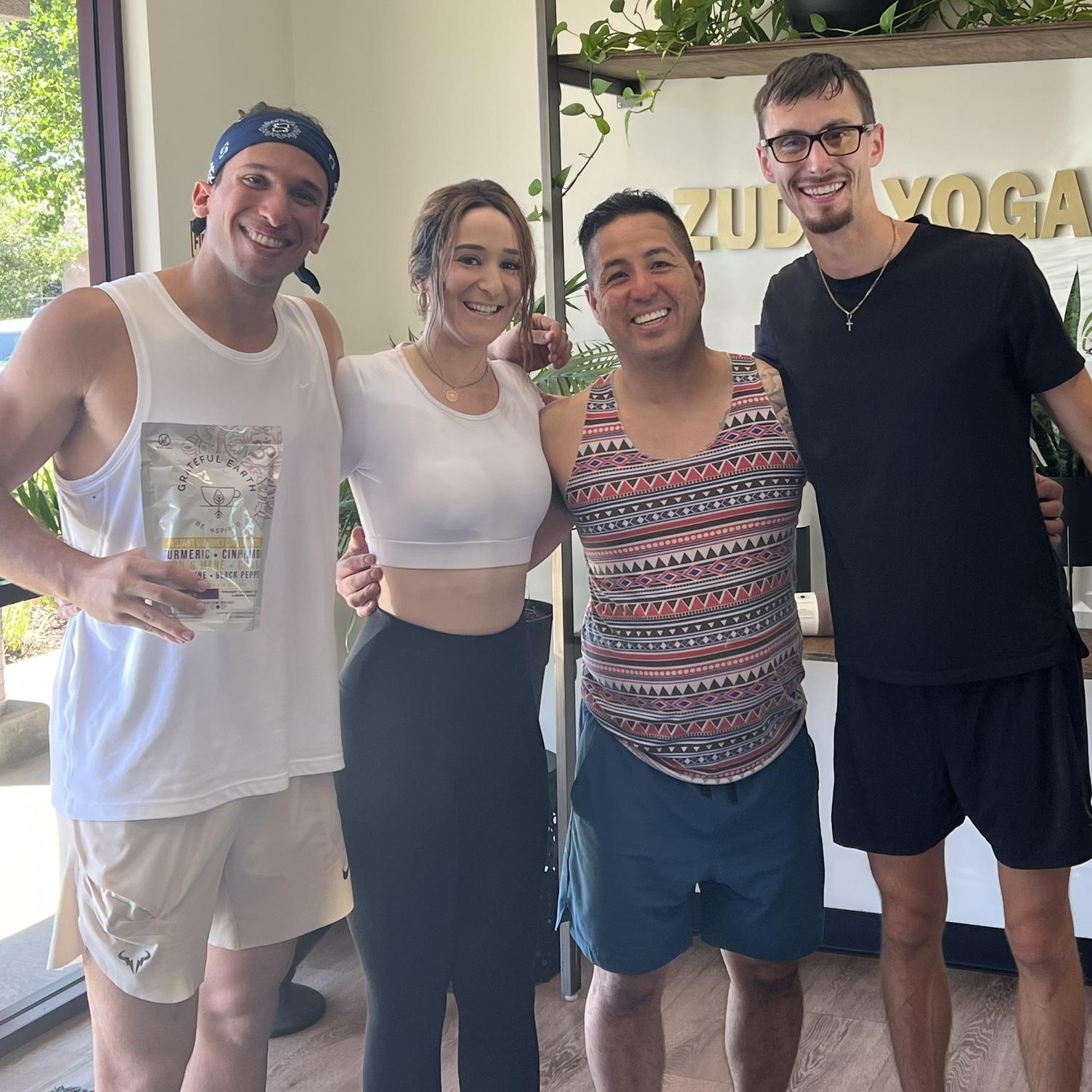 When Lorenzo and Jacqueline did a master class for yoga, breathwork, and a cold plunge all weekend long
