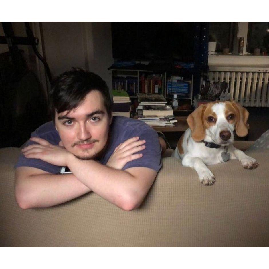 John and Bagel hanging out