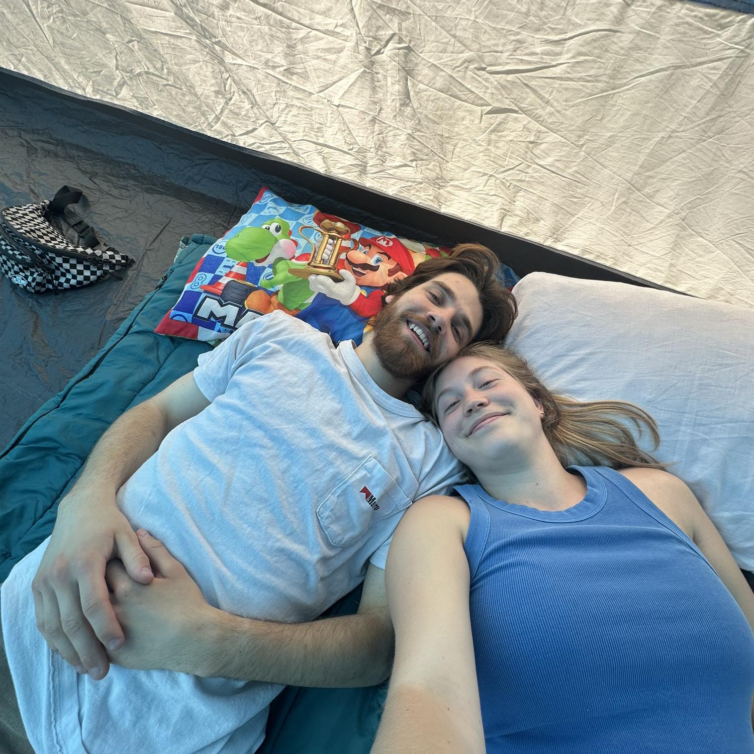 A classic camping selfie - this time at Twin Lakes, Matthew's favorite campground.