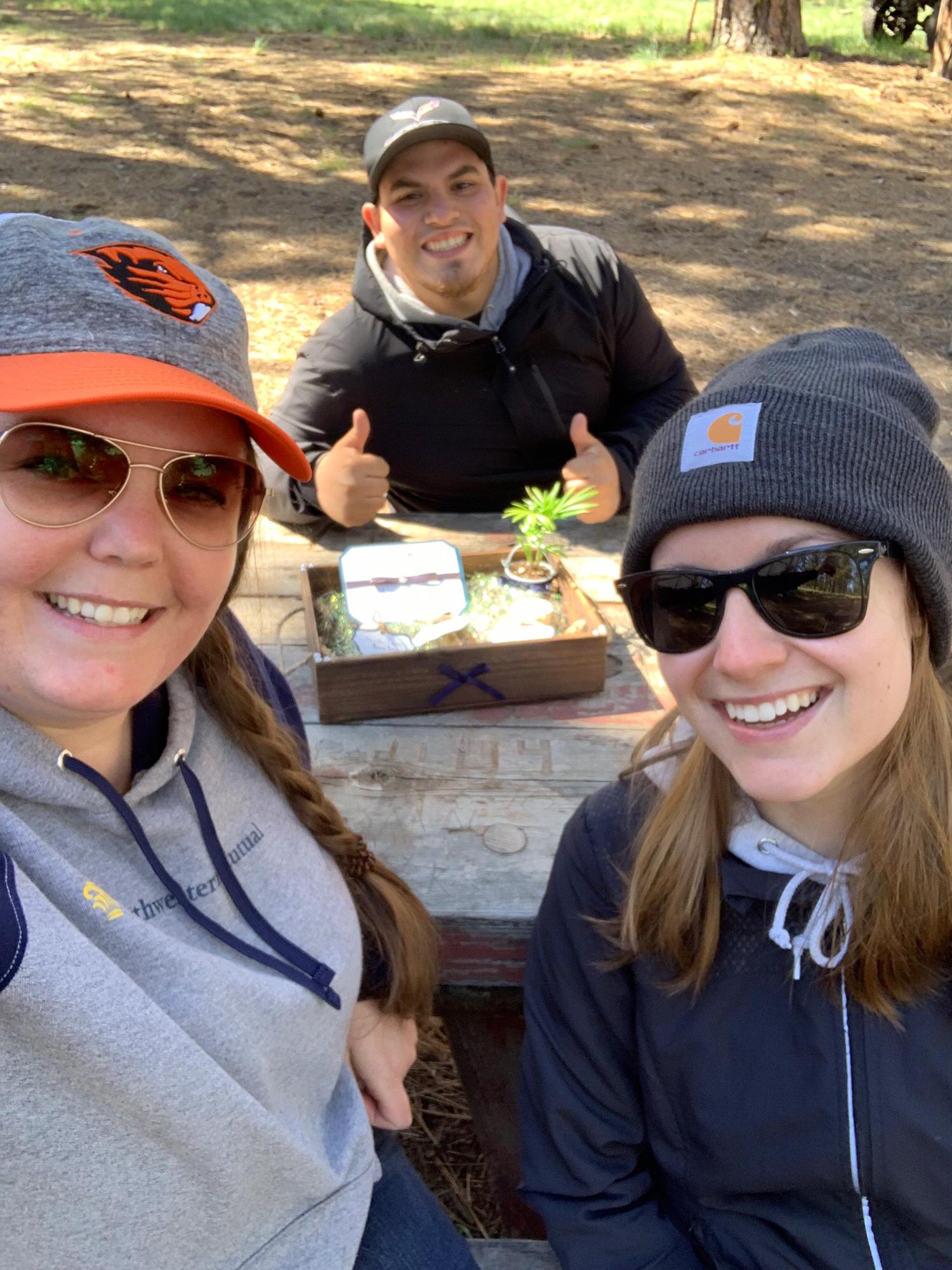 Proposing to Kara to be my matron of honor during family camping trip!
