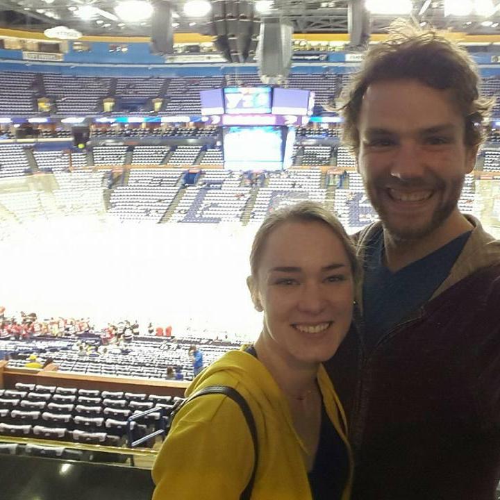 I surprised Jeff with Game 7 Blackhawks vs. Blues box seats in the 2016 Stanley Cup. He was so excited!