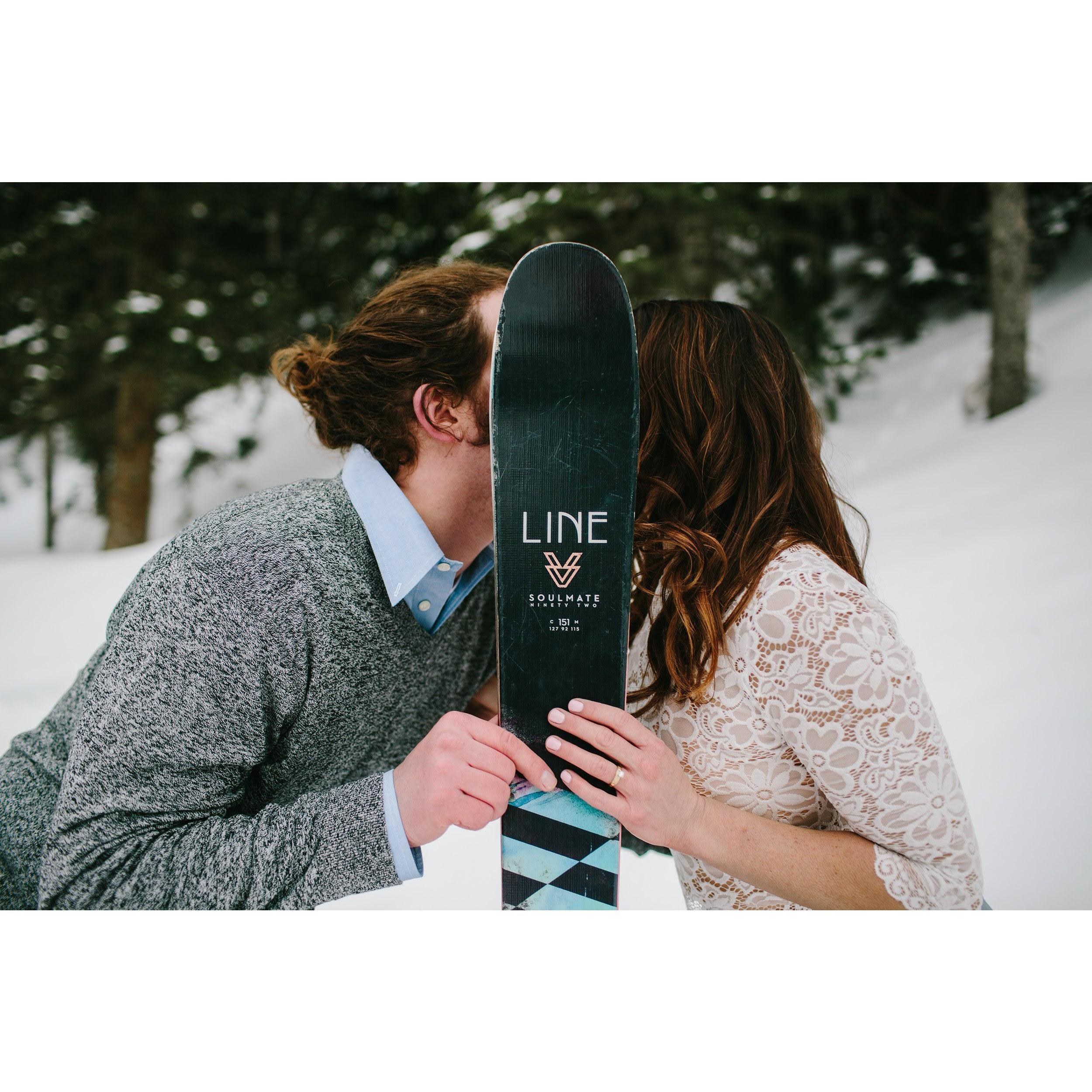 Yes, we met when Susannah was riding her Line "Soulmate" skis ;-)