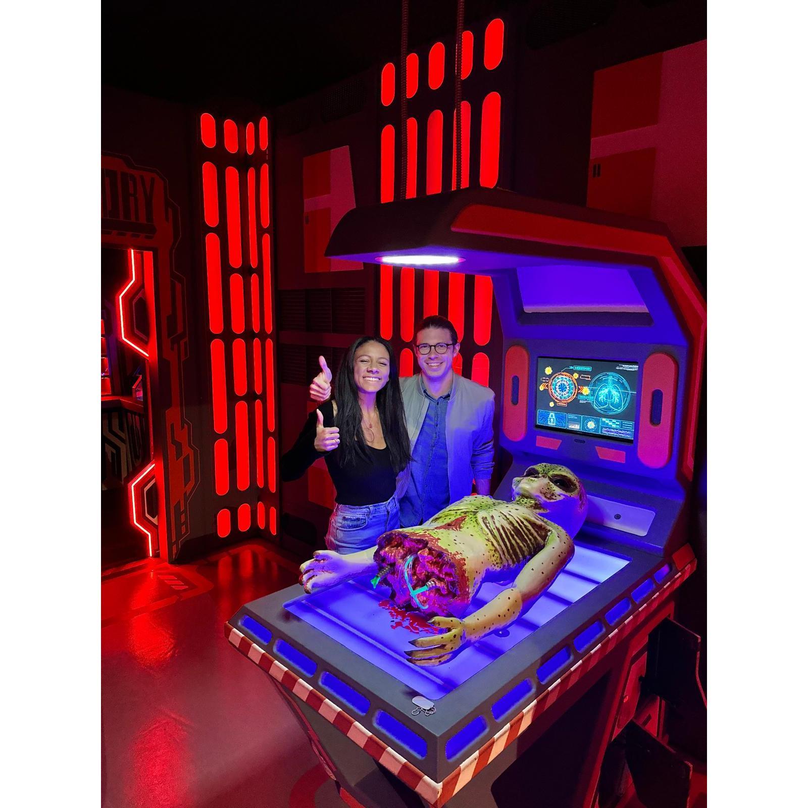 During our Escape Room obsession era