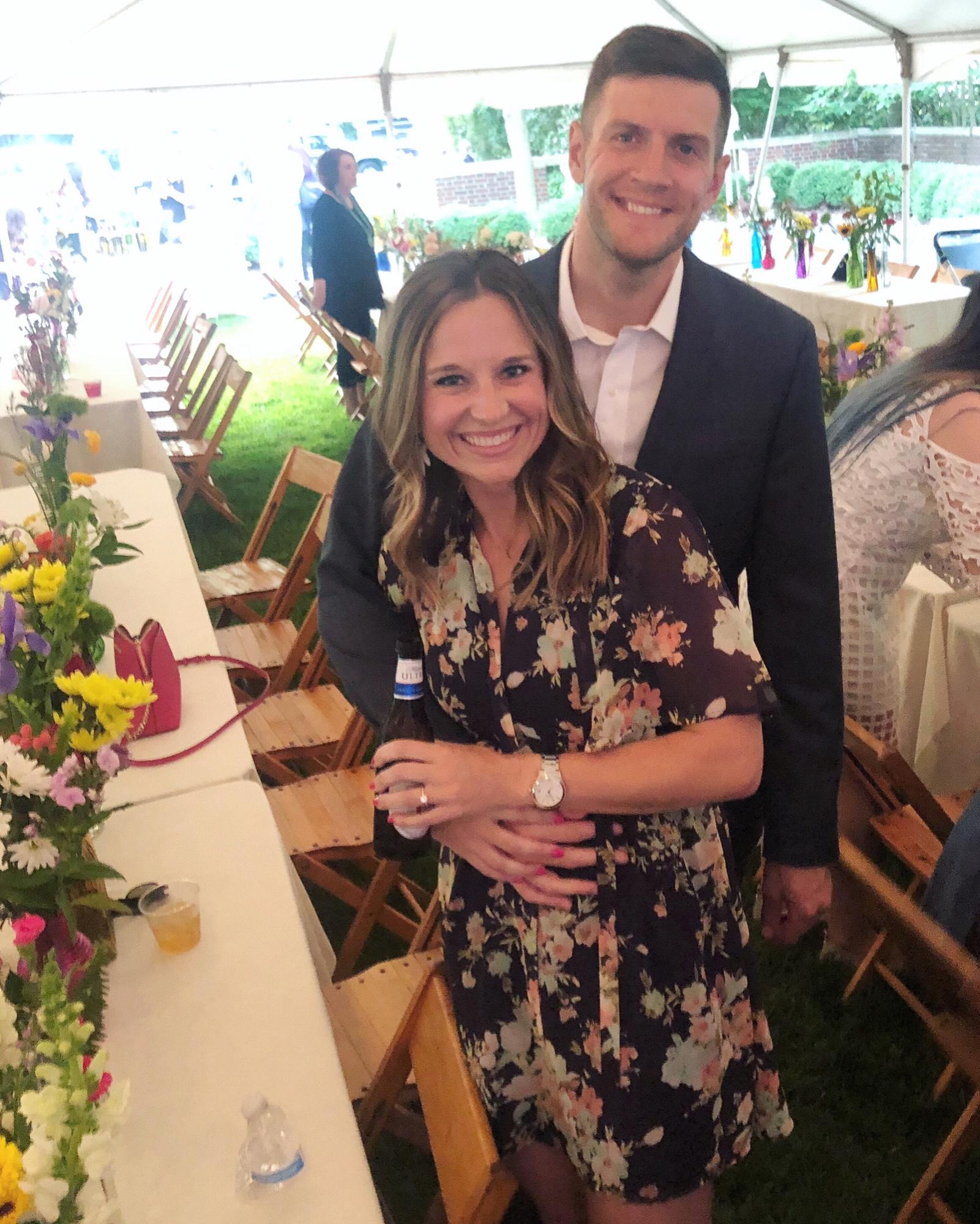 First wedding as an engaged couple