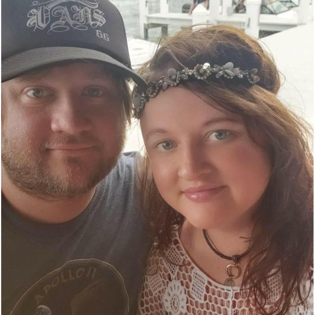 Us at the Snook Inn on Marco Island