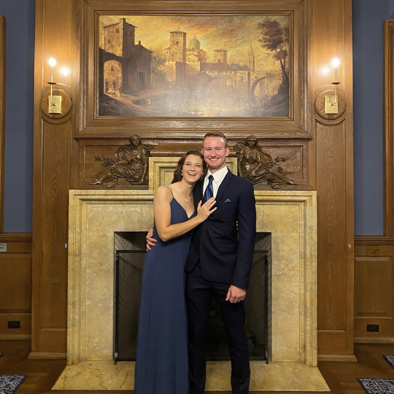Senior Navy ROTC ball at Villanova ✌️
